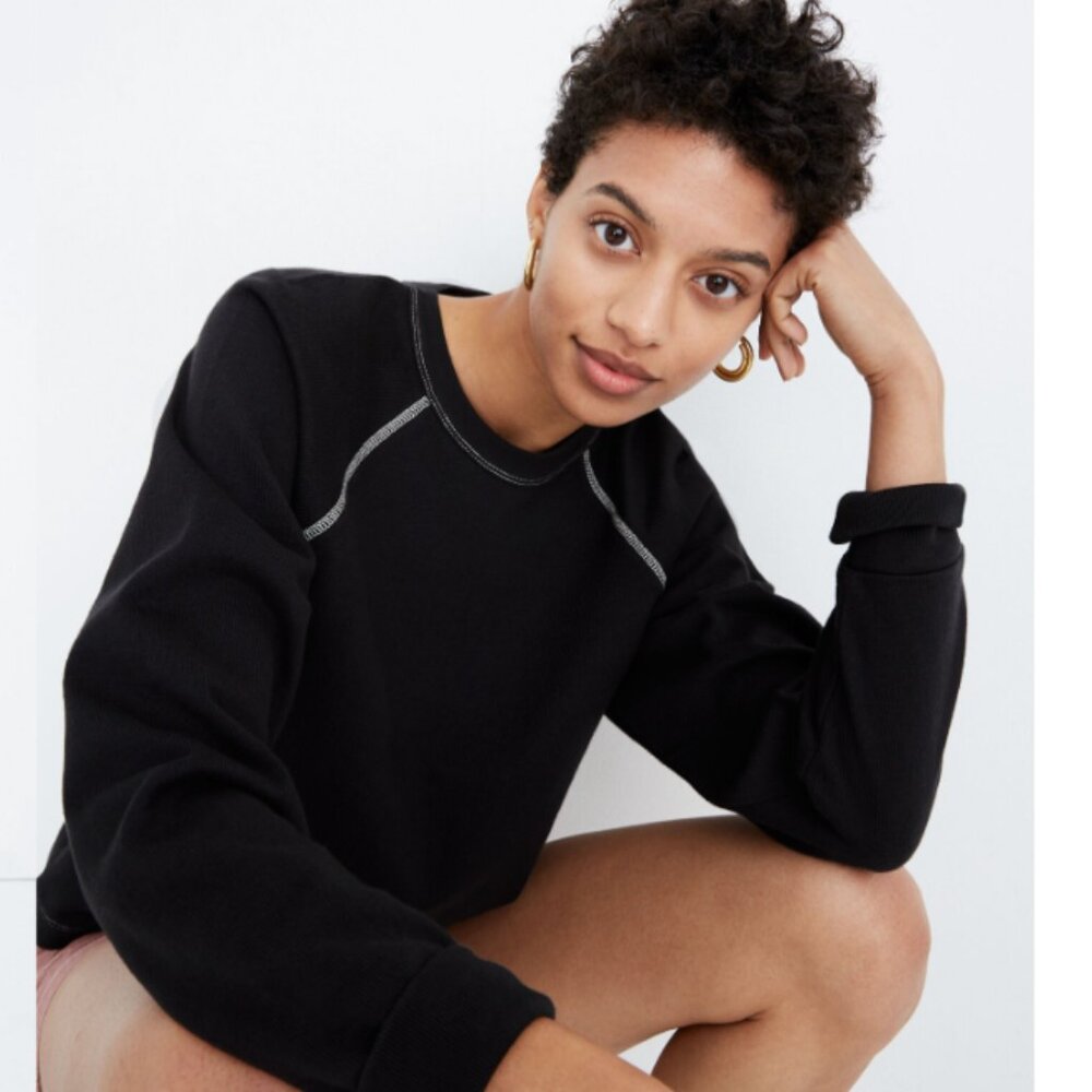 Madewell luxe raglan sweatshirt - Picture 2 of 9